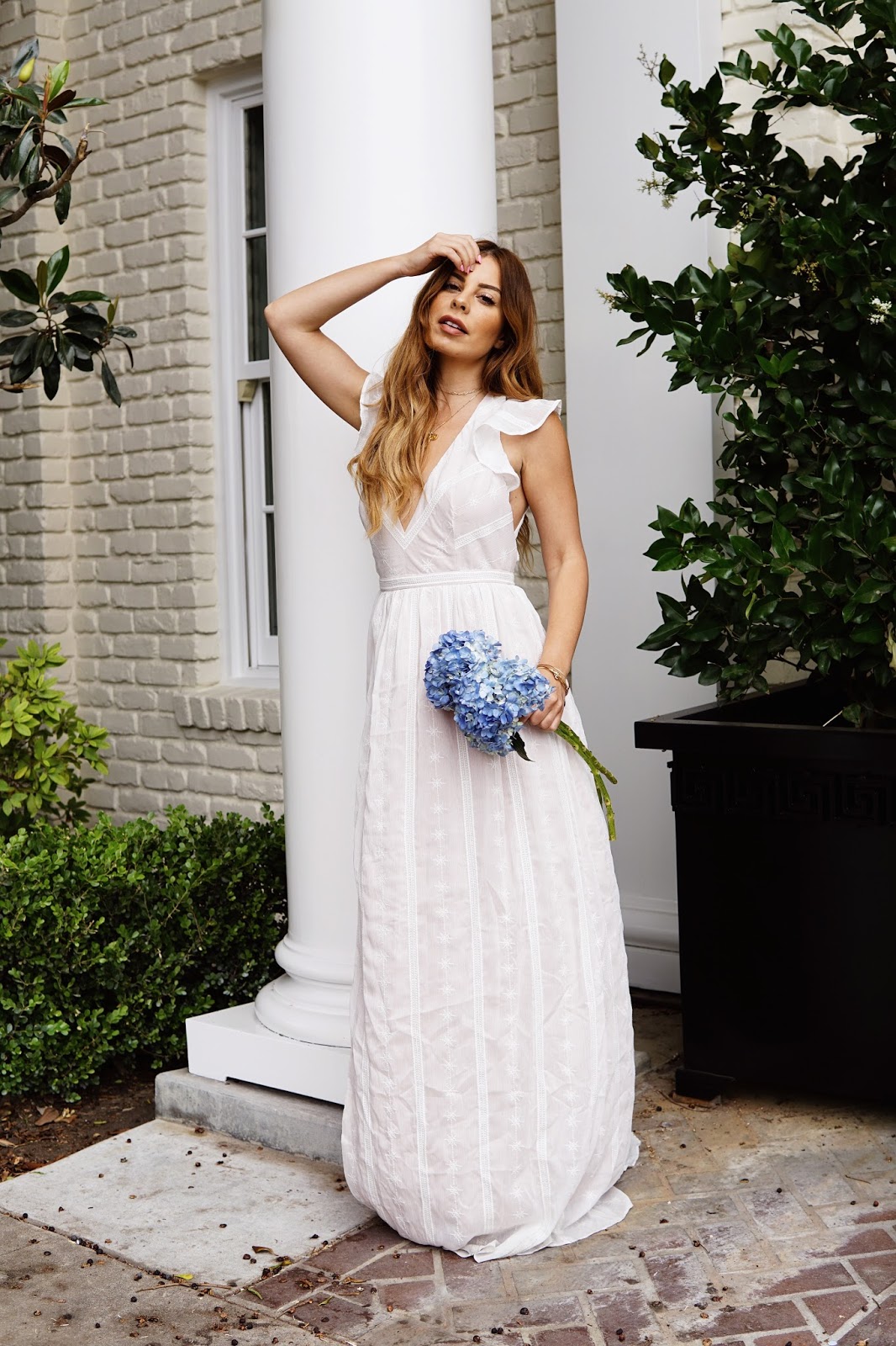 bridal shower maxi dresses