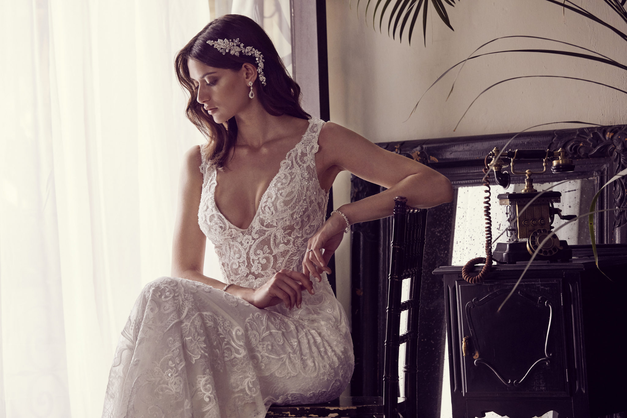 The Fall 2017 Galina Signature Collection. Available exclusively at David's Bridal. See more on the David's Bridal blog - www.davidsbridal.com/blog.