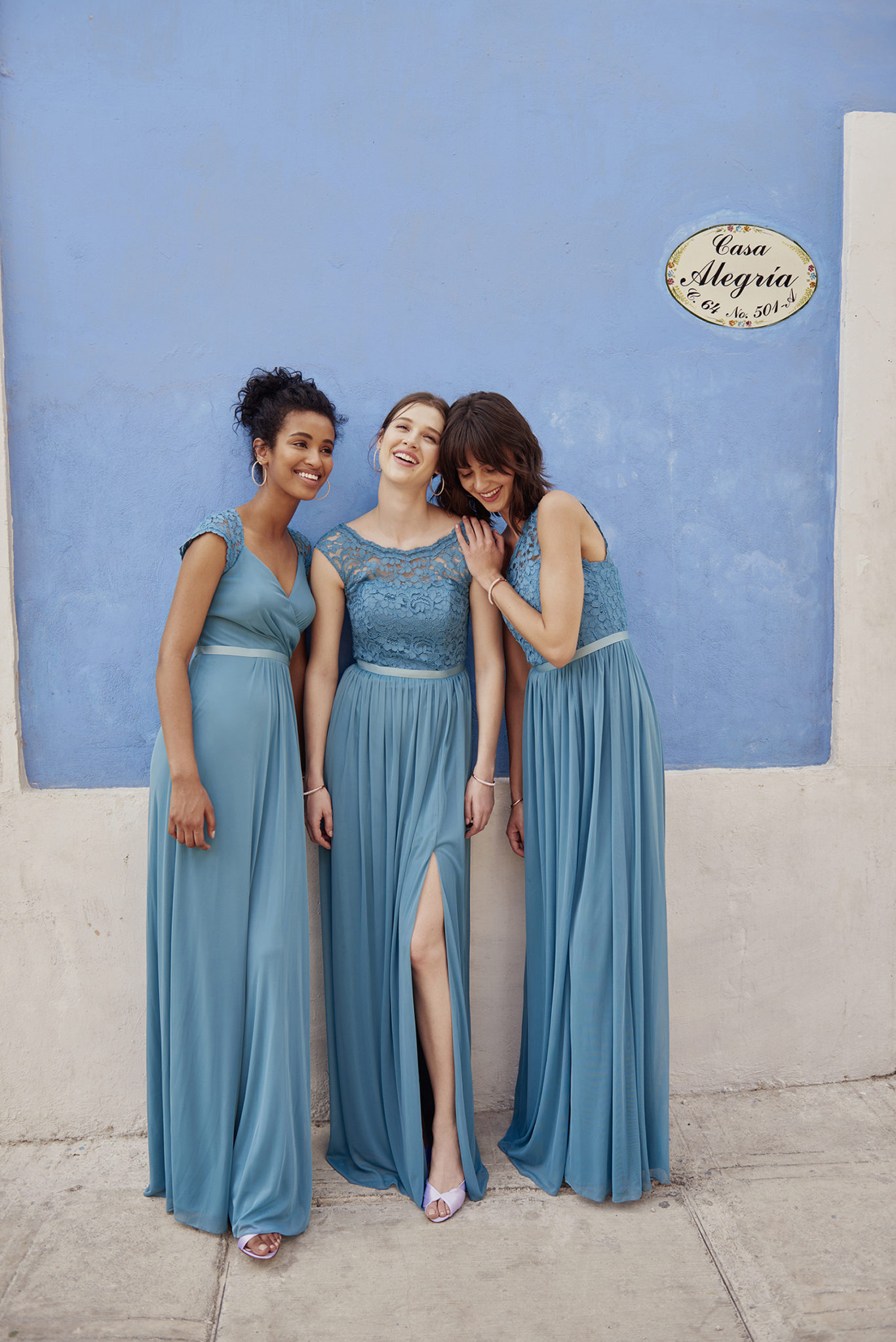 teal blue bridesmaid dresses