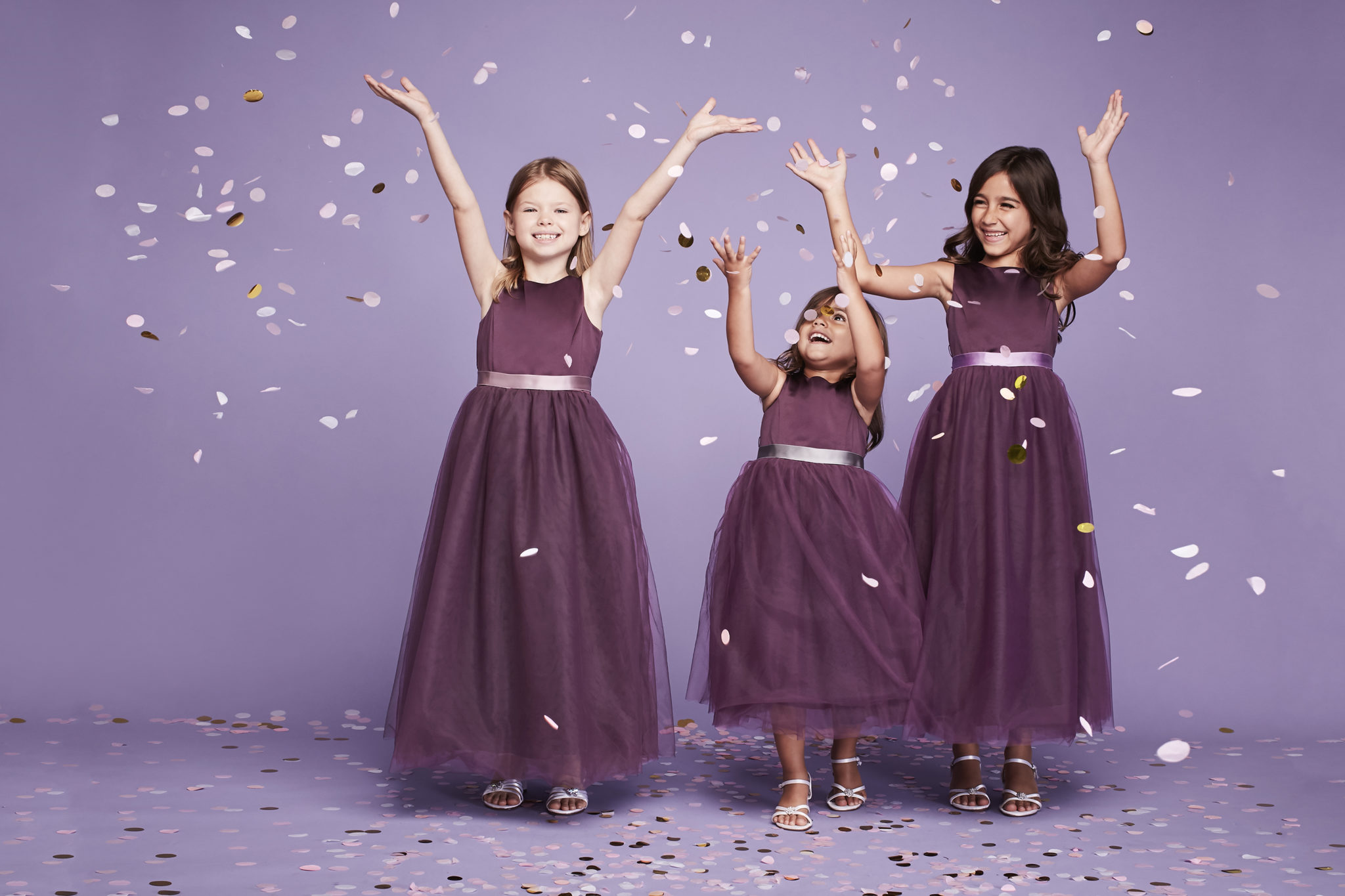 Colored Flower Girl Dresses. See more on the David's Bridal blog!