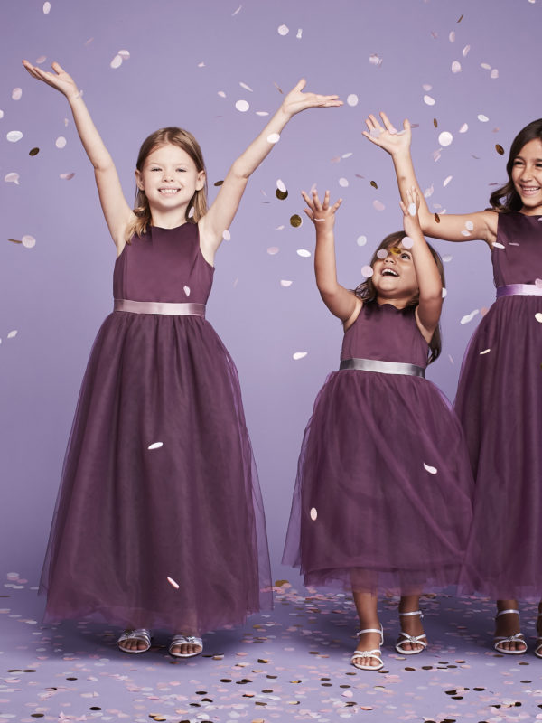 Colored Flower Girl Dresses. See more on the David's Bridal blog!