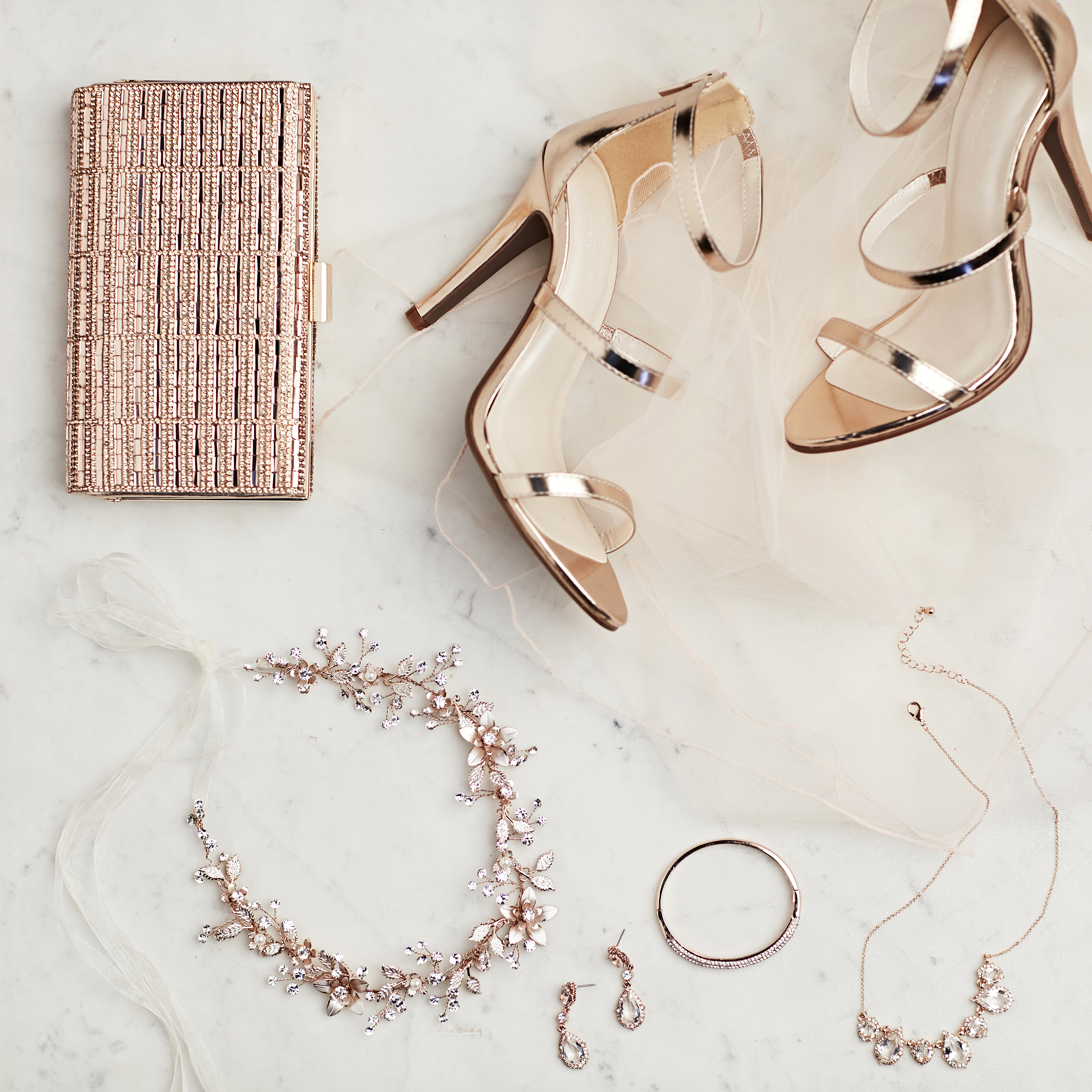 Rose Gold Accessories from David's Bridal