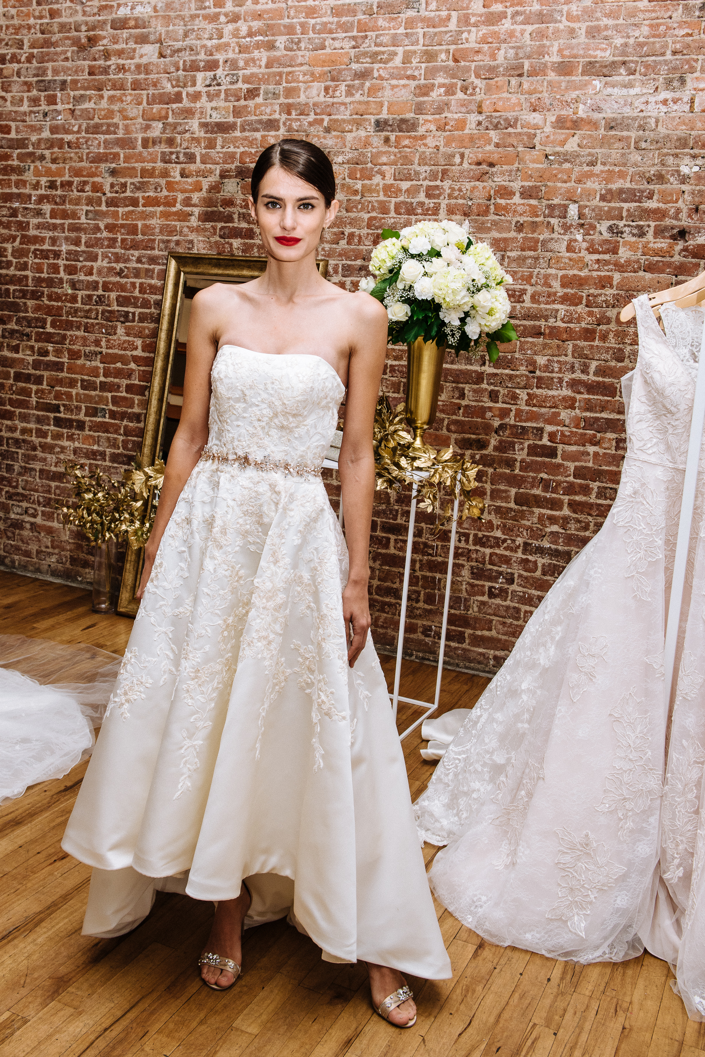 david's bridal high low dress