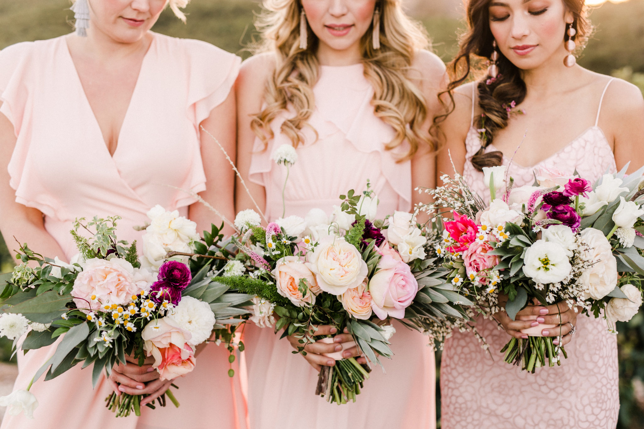 David's bridal blush outlet bridesmaid dress