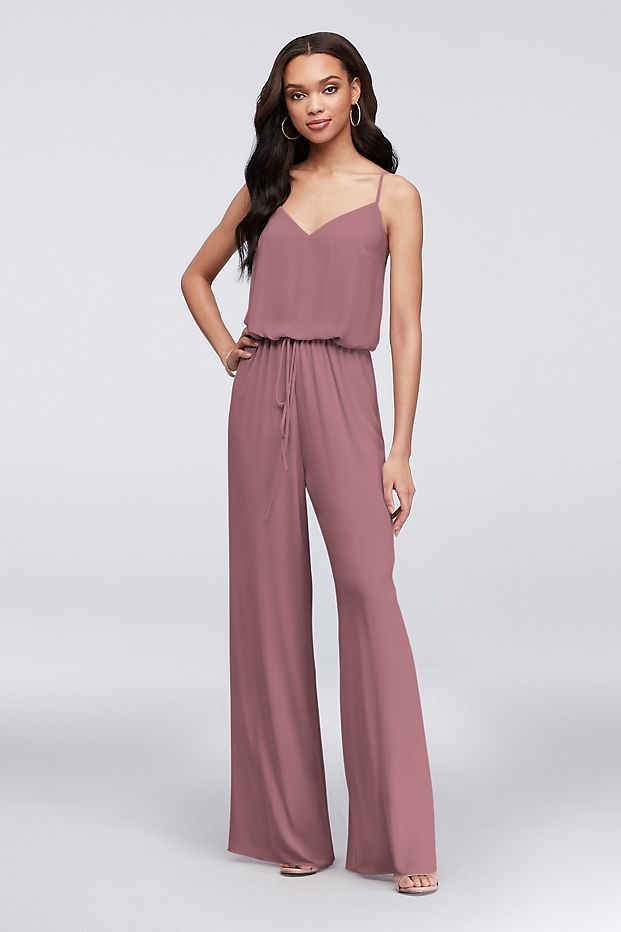 david's bridal bridesmaid jumpsuits