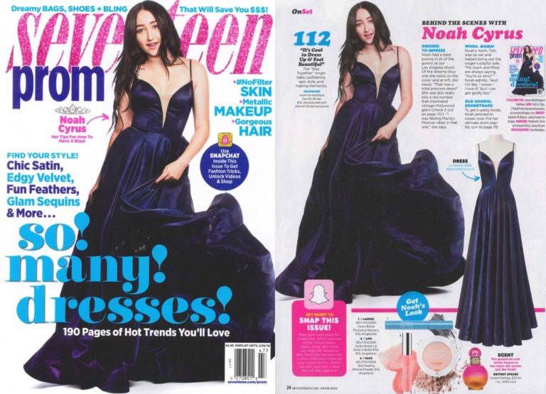 In The News: Seventeen Magazine Prom Issue | David's Bridal Blog
