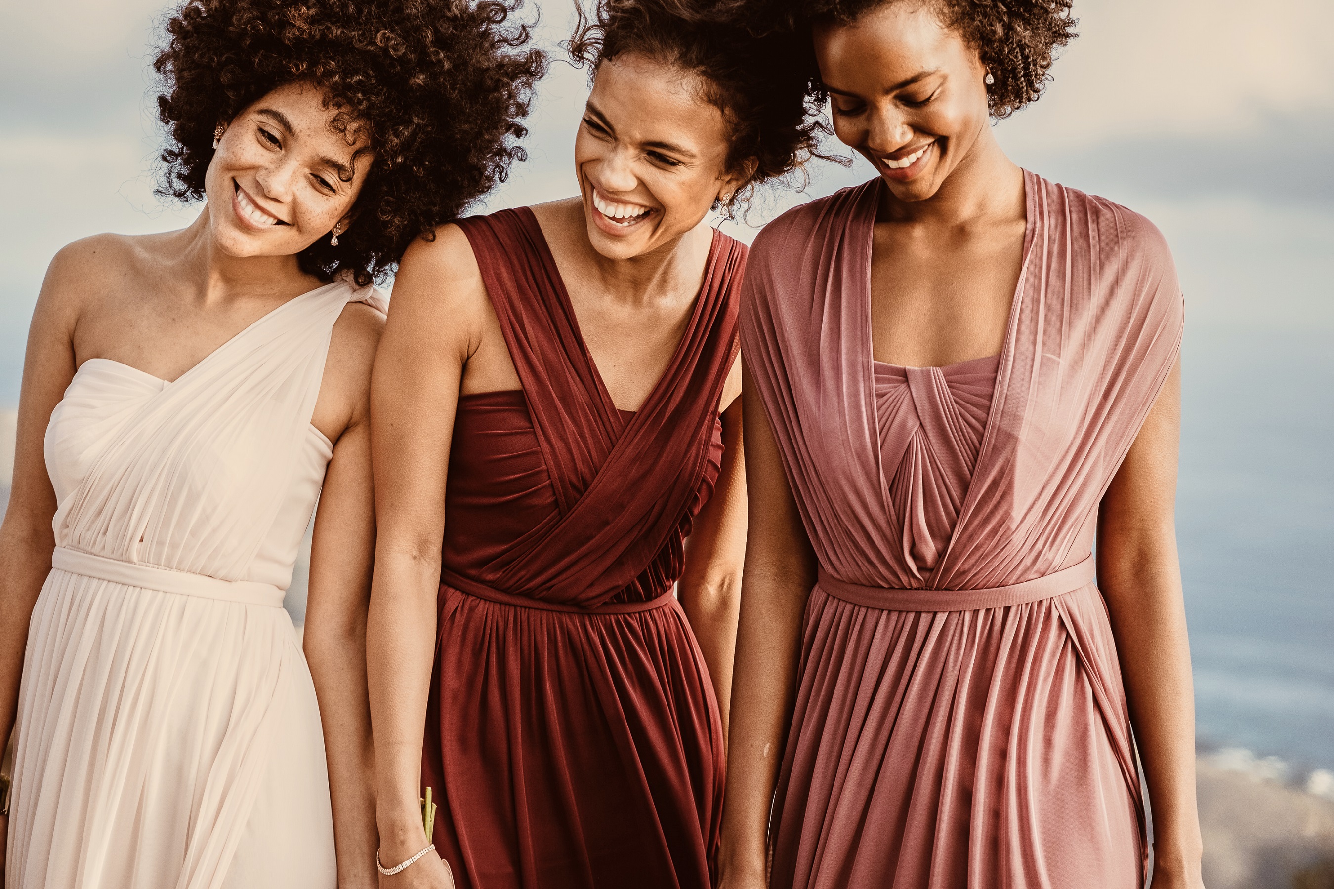 deep wine bridesmaid dresses