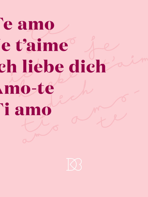 Quote: Teo amo. Je t'aime. Iche liebe dich. Amo-te. Ti amo." || 14 Ways to Say I Love You