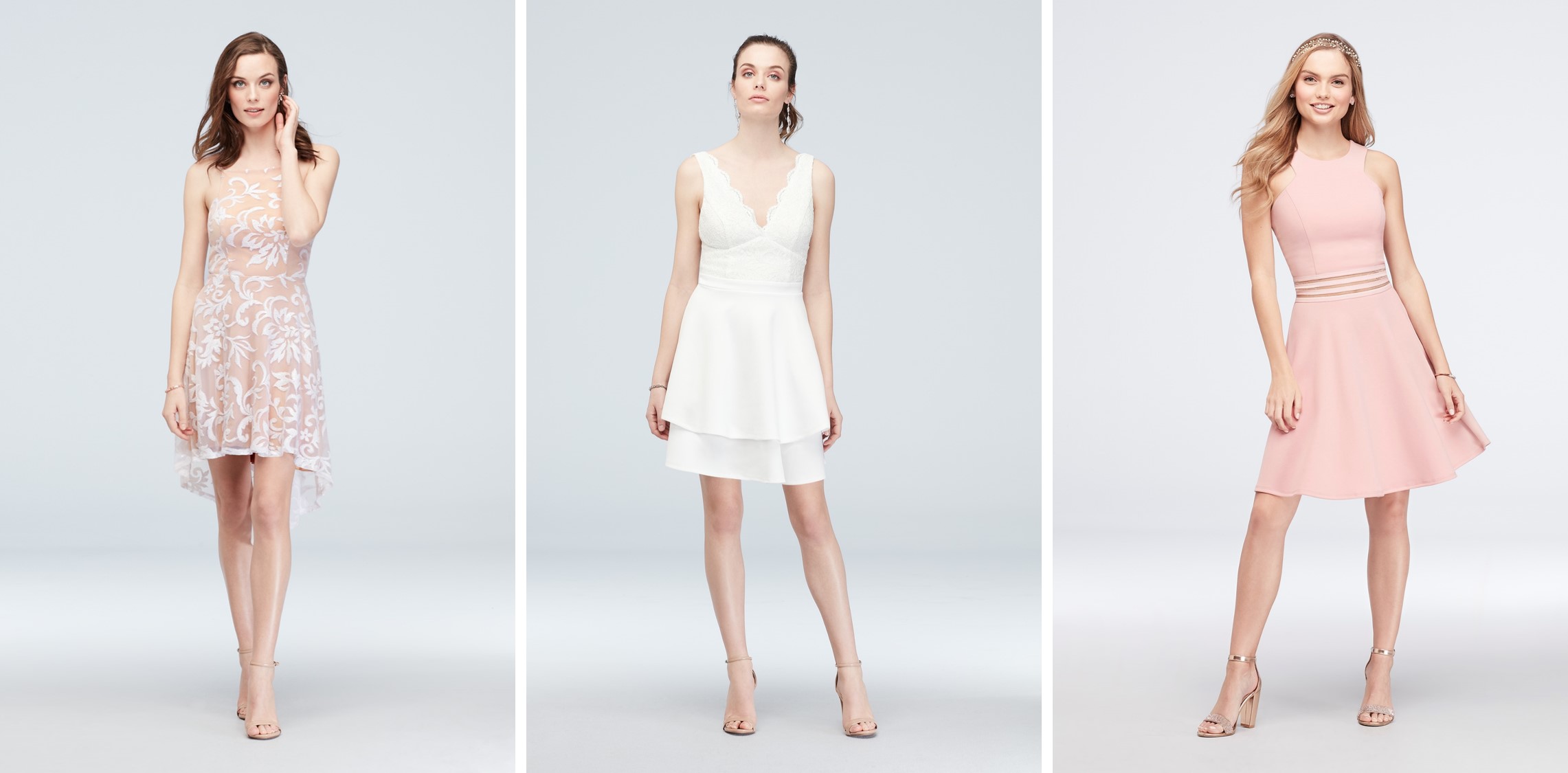 David's bridal graduation on sale dresses