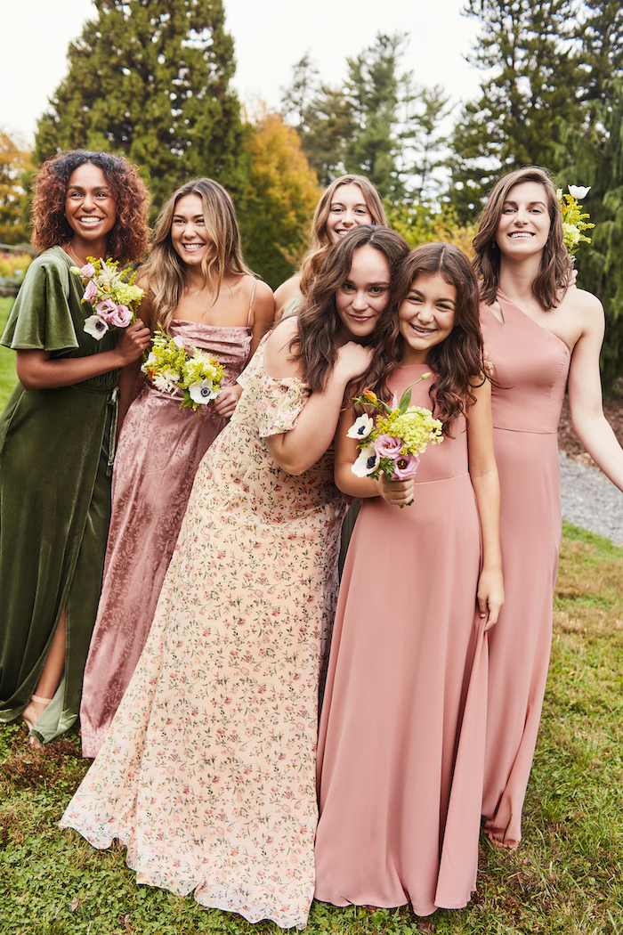 bridesmaid dresses fitted long