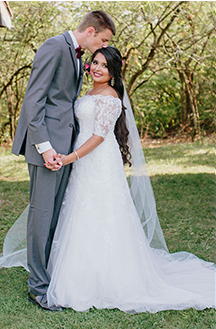 Kritika and Kevin at their wedding day photos. 