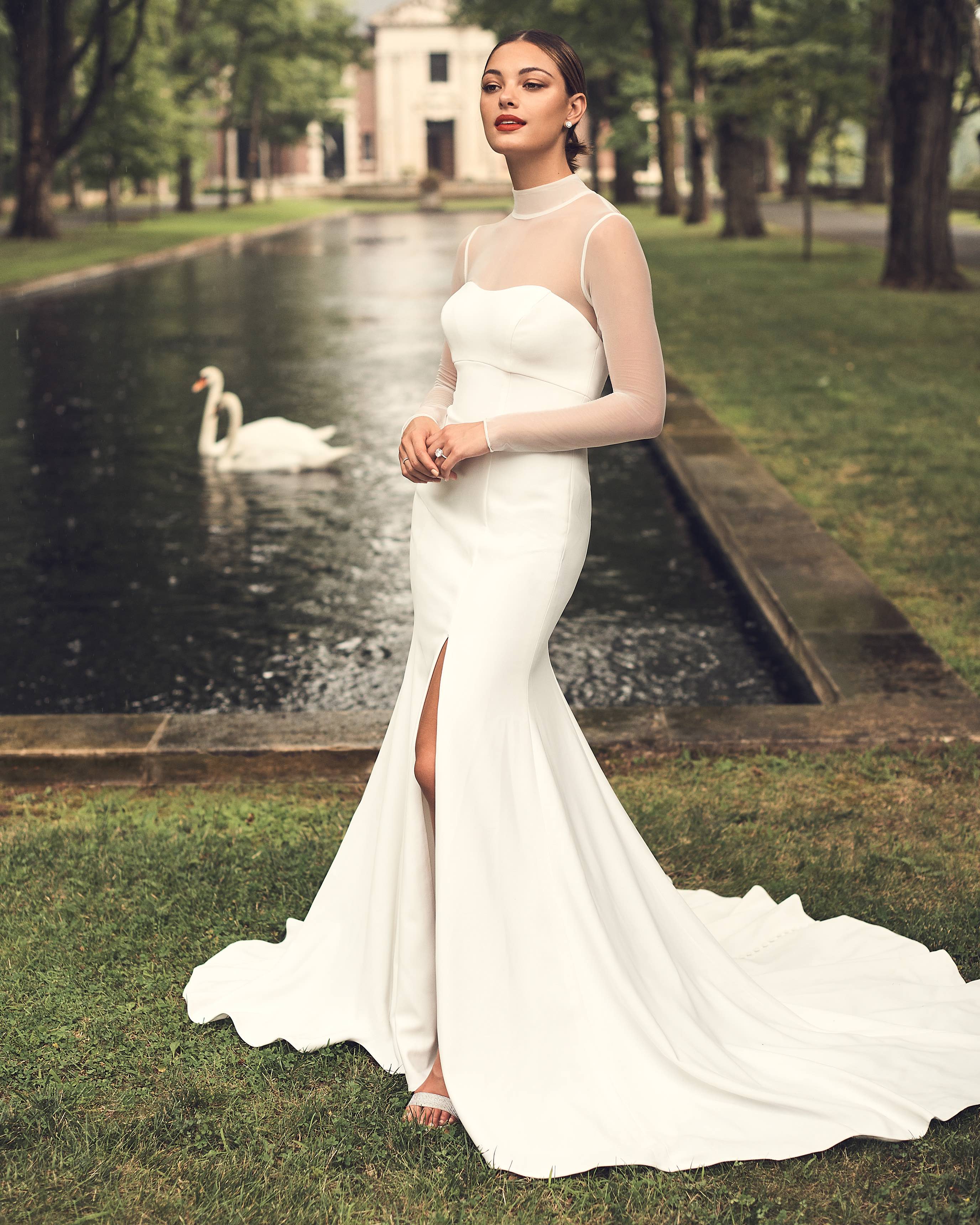 Currently Craving Clean and Modern Wedding Dresses David's Bridal Blog