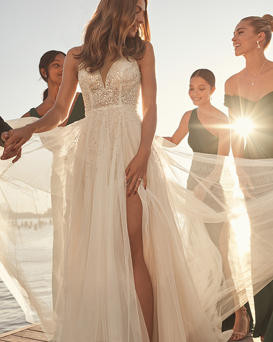 Davids bridal beach wedding dress sale