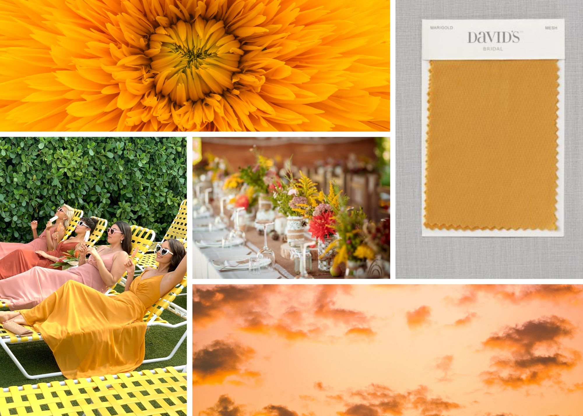 Get the Look - Marigold Yellow Dress Ideas - Hey Wedding Lady