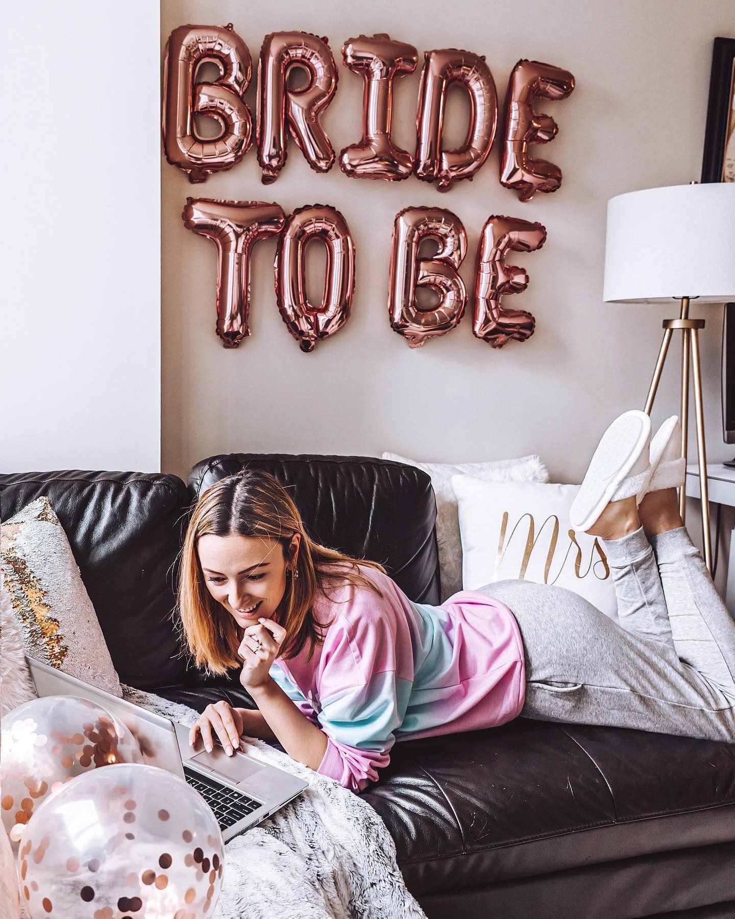 wedding planning at home