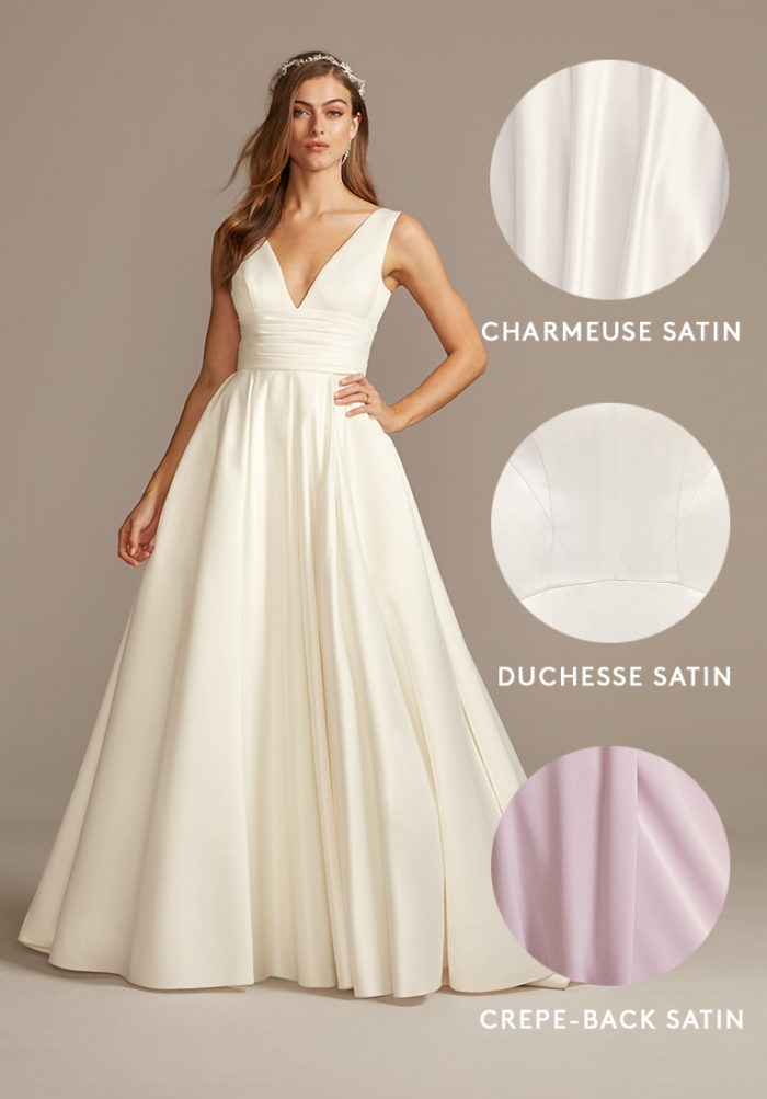 Wedding Dress Fabrics Guide | David's Bridal Blog