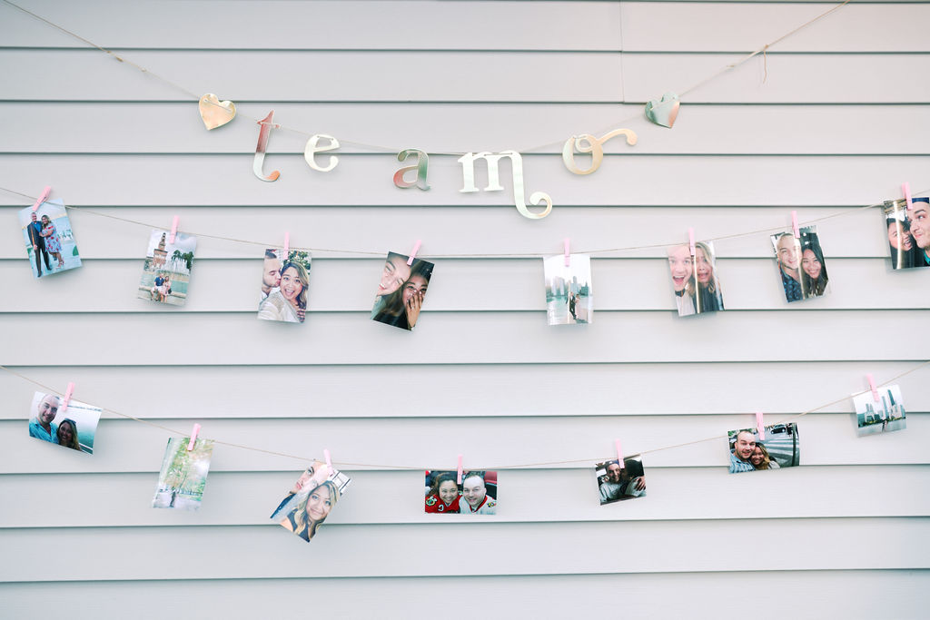 DIY photo garland