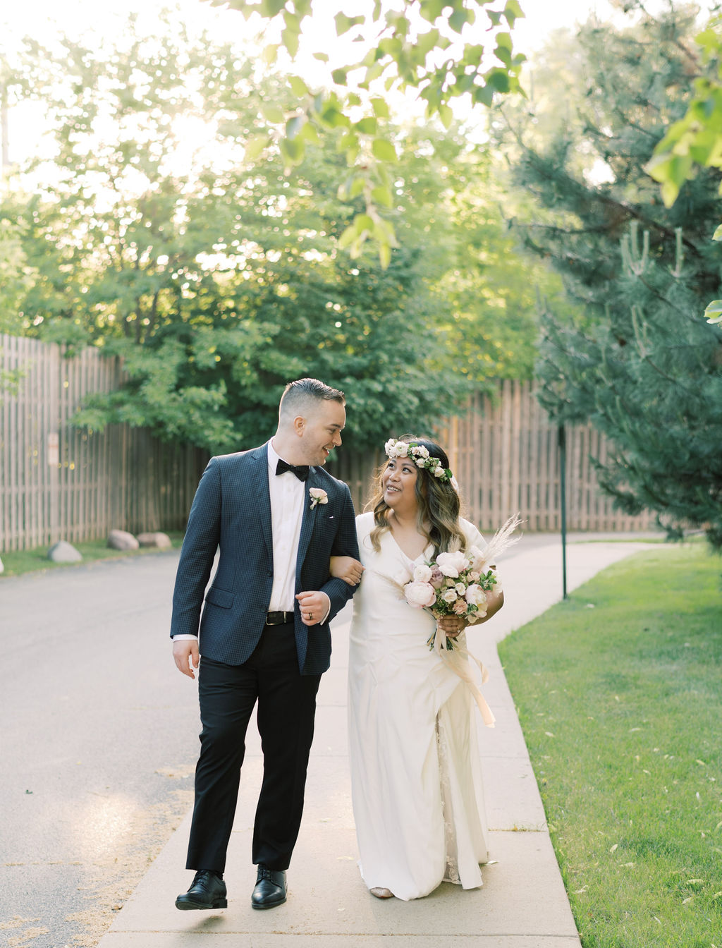 Bride and Groom wedding portrait