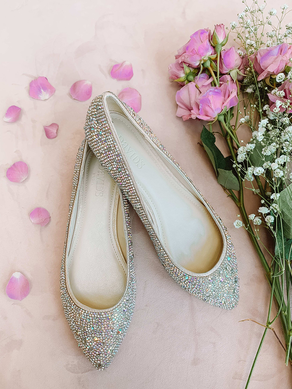 sparkly flats