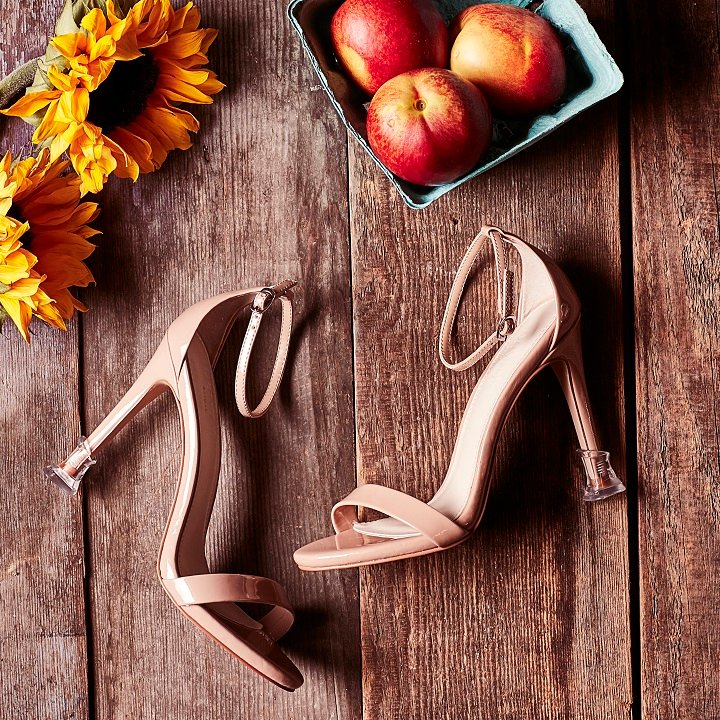 Bridal heels for online outdoor wedding