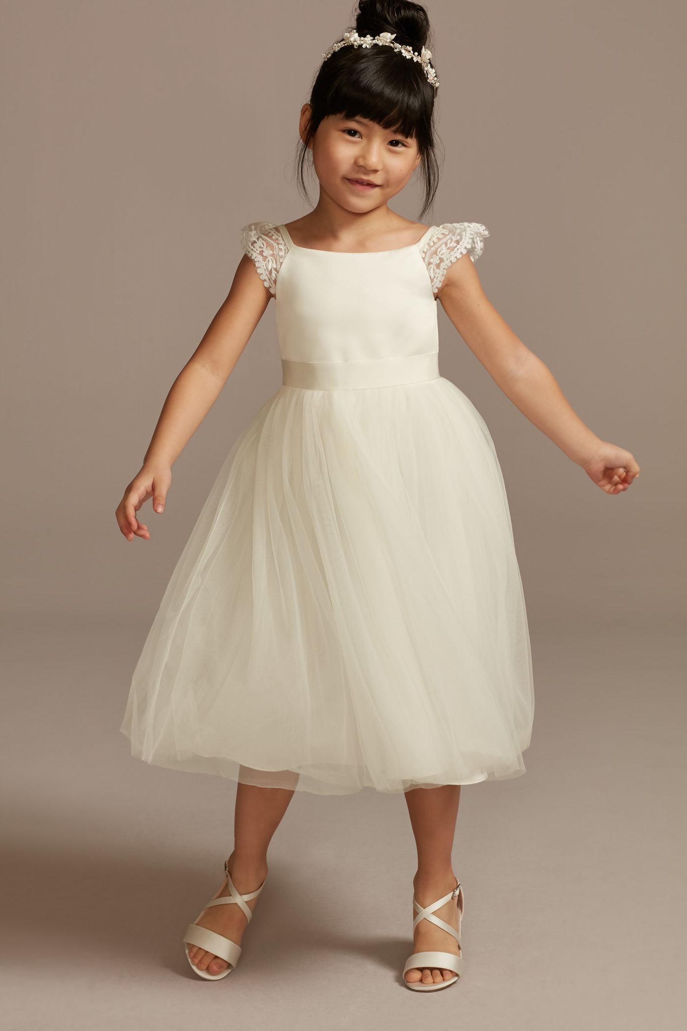 Matching Flower Girl and Wedding Dresses David's Bridal Blog