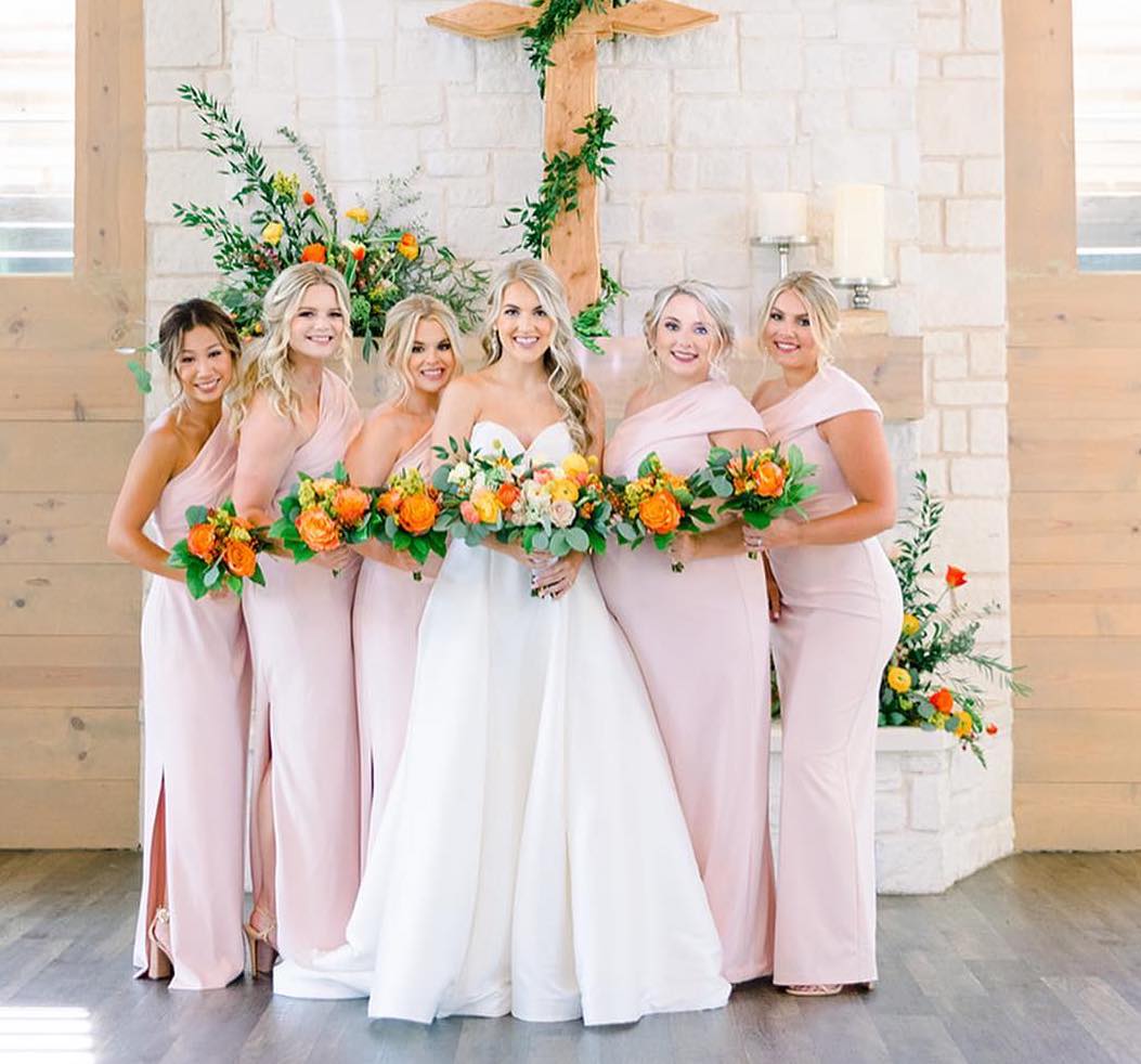 Bride with Bridesmaids