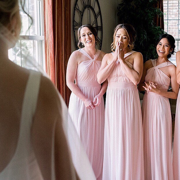 pink bridesmaid dresses