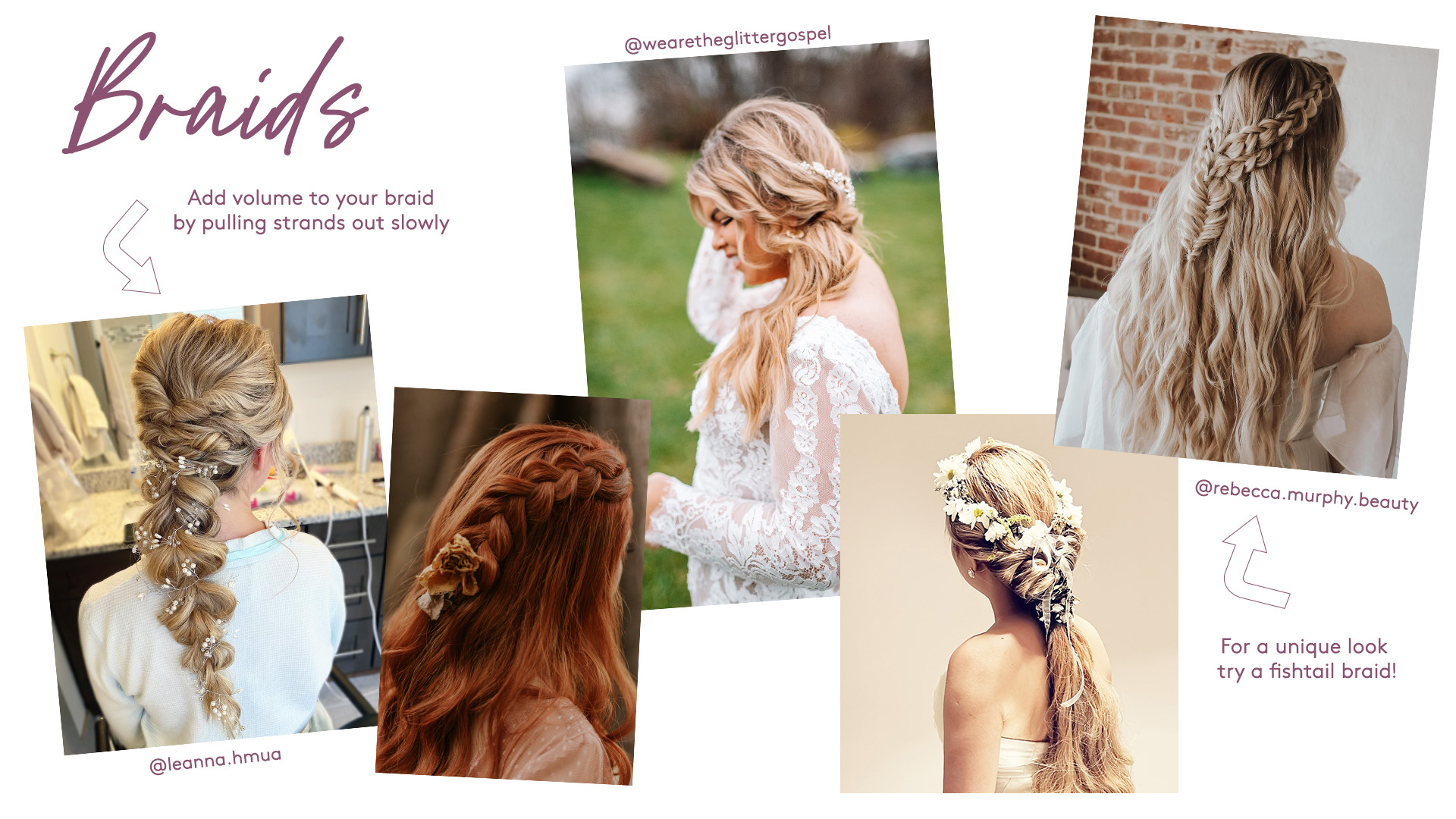 Prettiest Wedding Hairstyles for Every Bridal Style