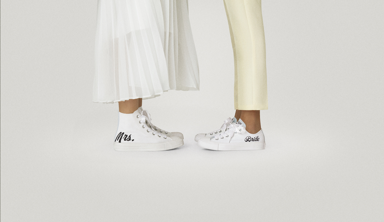 Custom Wedding Sneakers by Converse David s Bridal Blog