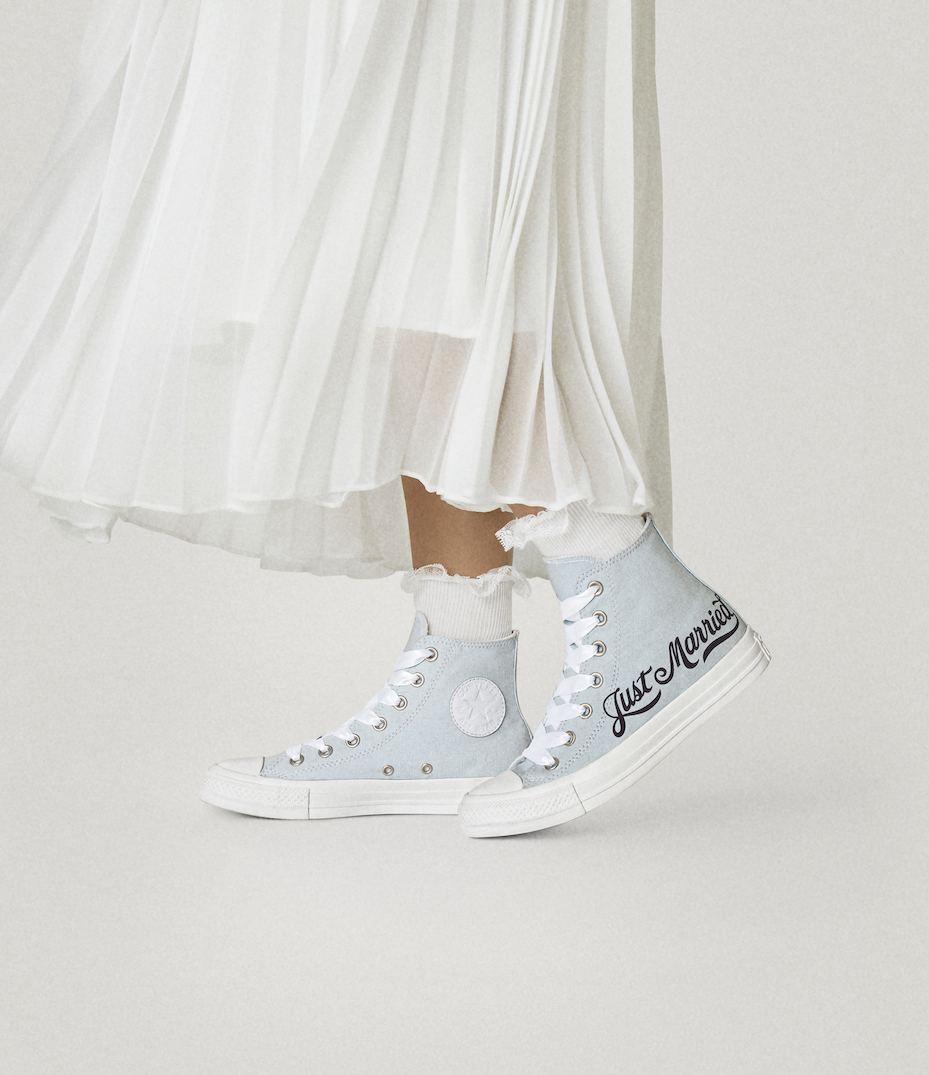 Custom Wedding Sneakers by Converse | David's Bridal Blog