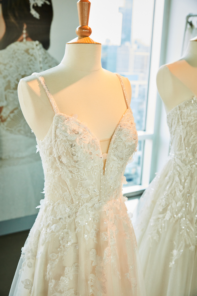 2022 spring wedding dress with corset bodice