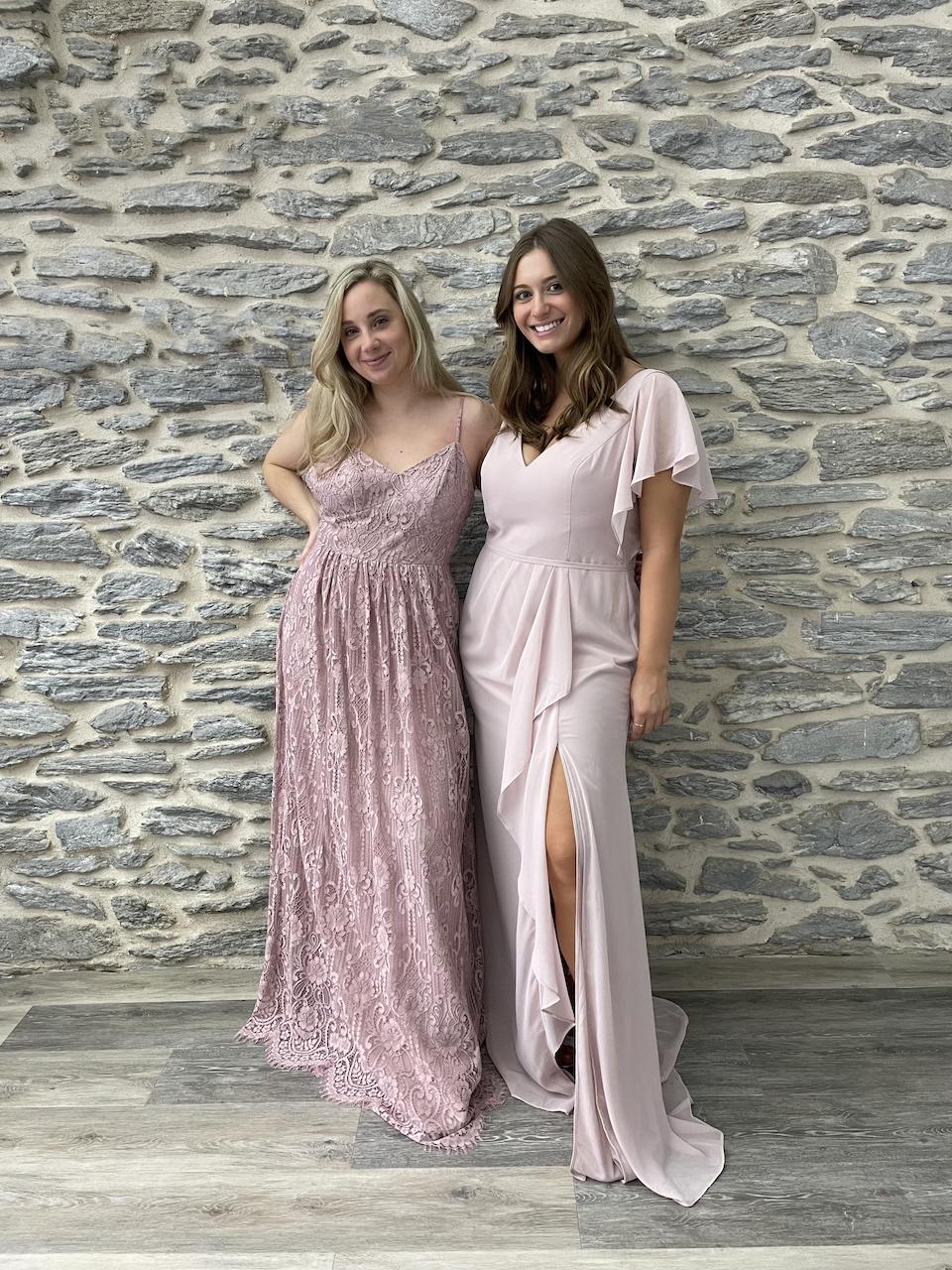 Playing with Pinks: Rose Gold, Pink and Blush Bridesmaid Dresses