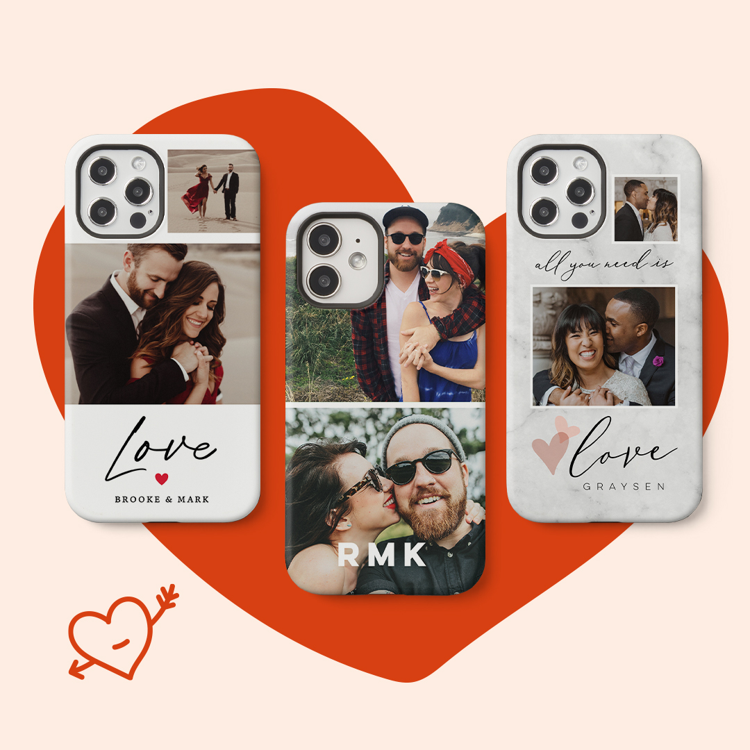 étuis de téléphone personnalisés pour le guide des cadeaux de la saint valentin