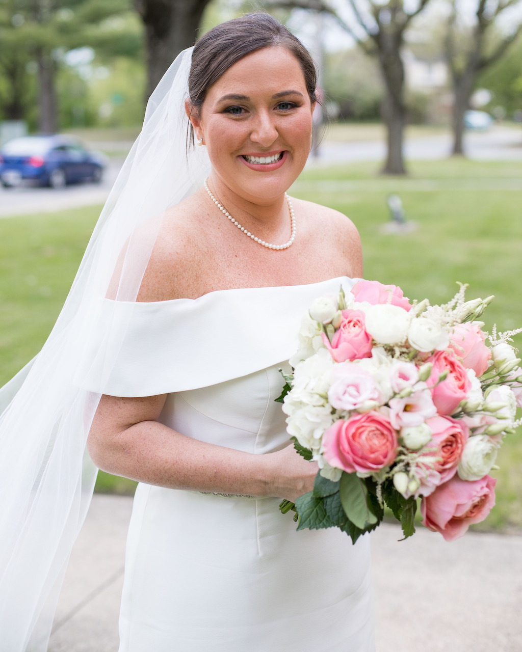 bride in wedding dress