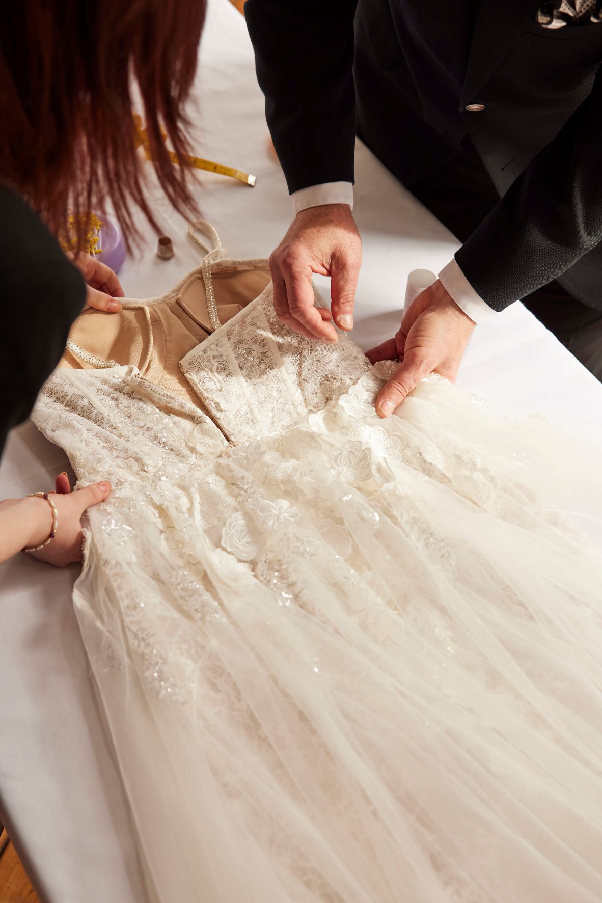 What is The Proper Length a Wedding Dress Should be Hemmed? 