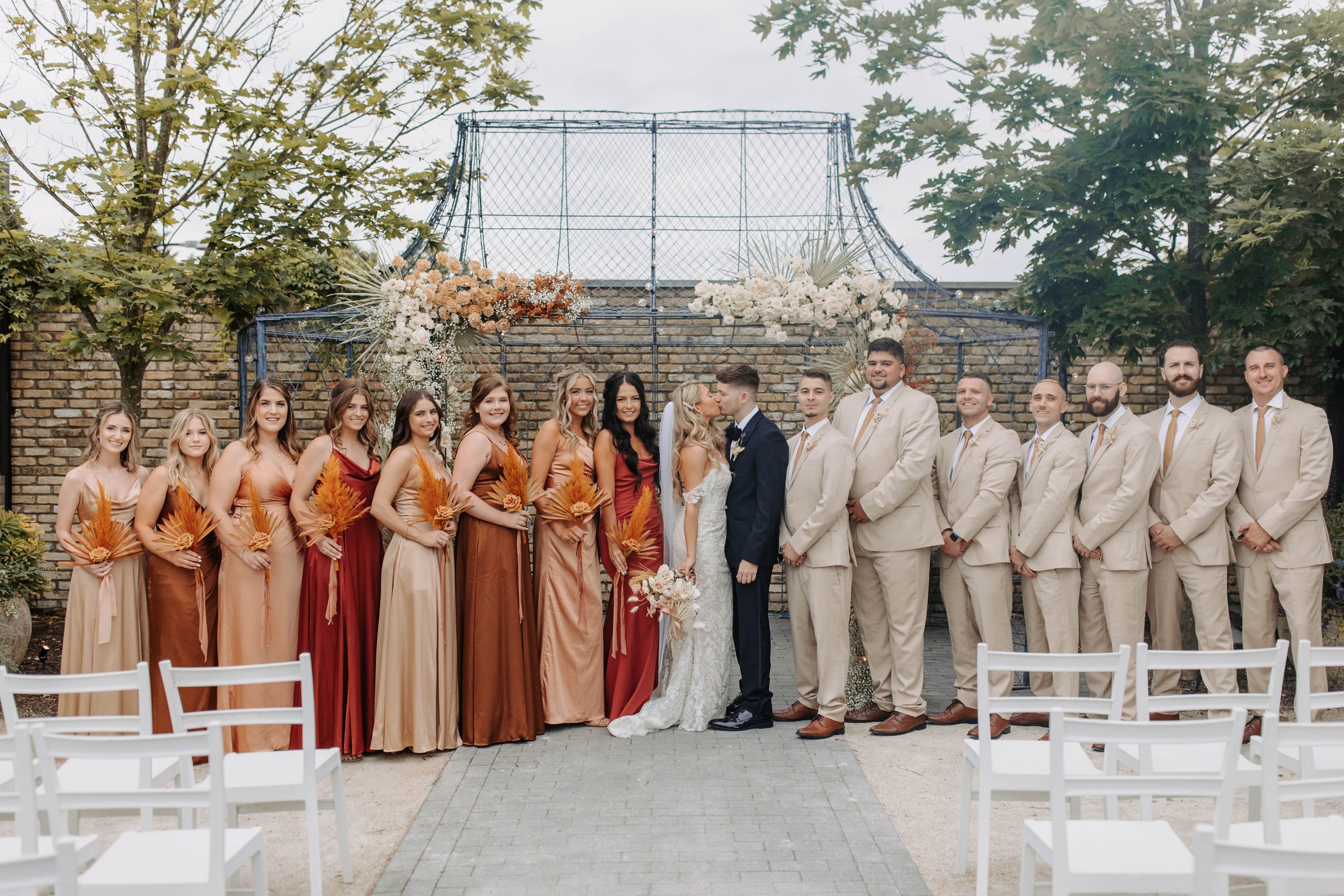 mariage bohème moderne en pennsylvanie - fête nuptiale