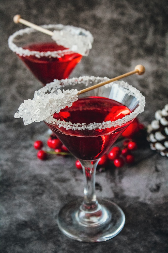 festive wedding cocktail